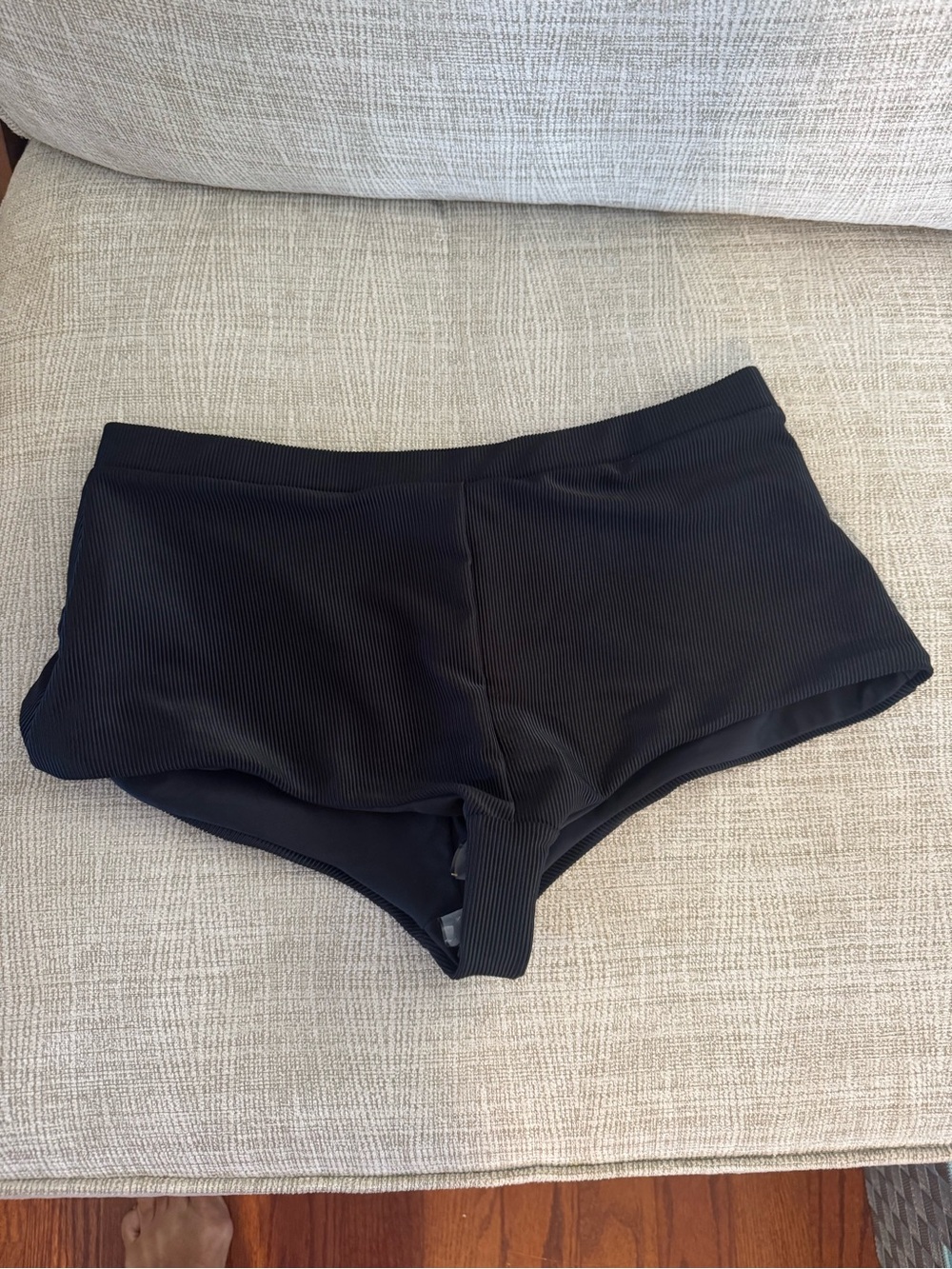 Beach Riot Black Ribbed Low Rise Bikini Bottom - Picture 6 of 9